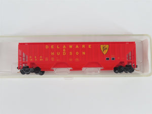 N Scale Red Caboose RM-25626-3 D&H Delaware & Hudson 3-Bay Hopper #12324