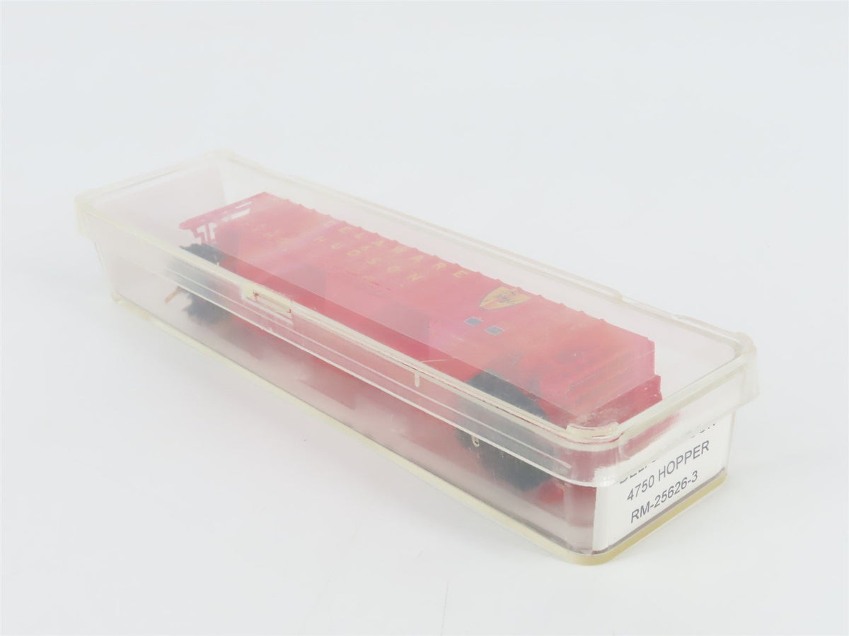 N Scale Red Caboose RM-25626-3 D&amp;H Delaware &amp; Hudson 3-Bay Hopper #12324