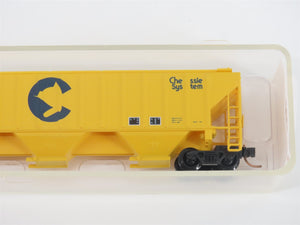 N Scale Red Caboose RN-15424-6 B&O Baltimore & Ohio Covered Hopper #603298