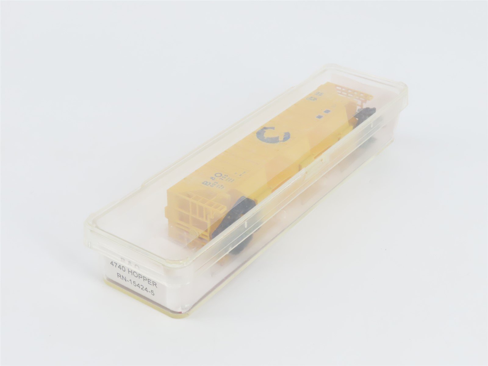 N Scale Red Caboose RN-15424-5 B&O Chessie System 3-Bay Covered Hopper #603255