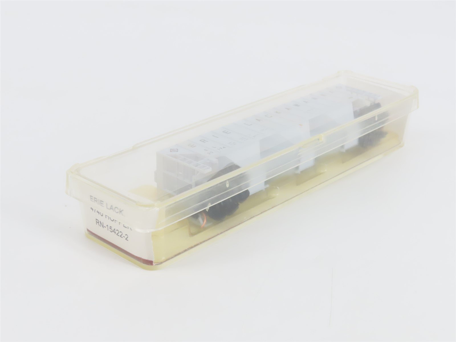 N Scale Red Caboose RN-15422-2 EL Erie Lackawanna 3-Bay Covered Hopper #20174