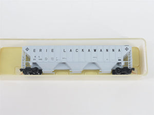 N Scale Red Caboose RN-15422-3 EL Erie Lackawanna 3-Bay Covered Hopper #20193