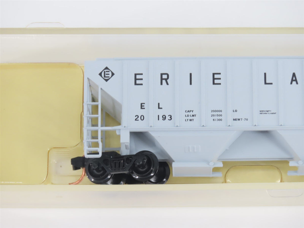 N Scale Red Caboose RN-15422-3 EL Erie Lackawanna 3-Bay Covered Hopper #20193