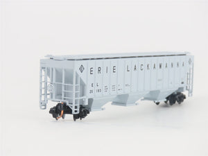 N Scale Red Caboose RN-15422-3 EL Erie Lackawanna 3-Bay Covered Hopper #20193
