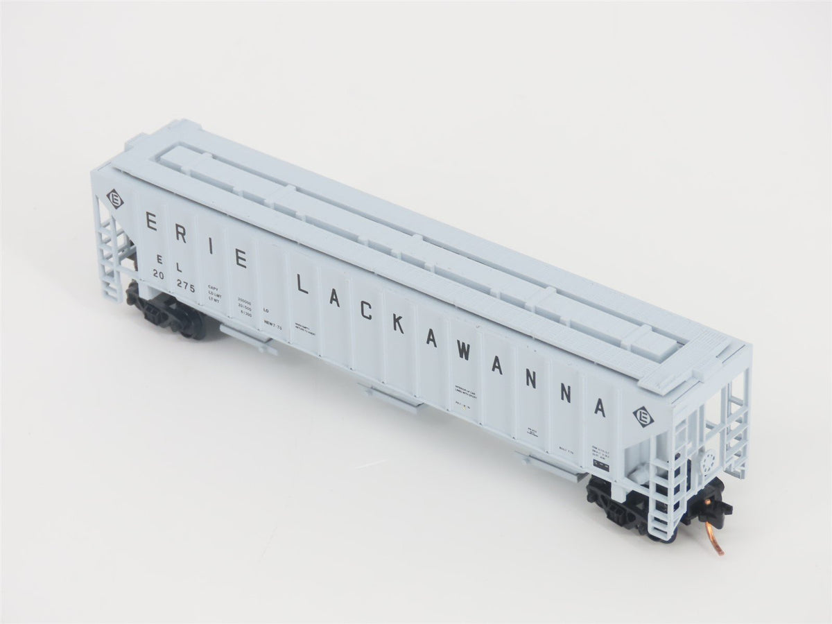 N Scale Red Caboose RN-15422-6 EL Erie Lackawanna 3-Bay Covered Hopper #20275
