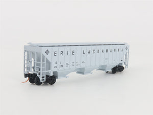 N Scale Red Caboose RN-15422-6 EL Erie Lackawanna 3-Bay Covered Hopper #20275