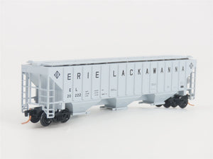 N Scale Red Caboose RN-15422-5 EL Erie Lackawanna 3-Bay Covered Hopper #20222