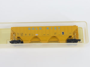 N Scale Red Caboose RN-15420 TLCX Gold Kist 3-Bay Covered Hopper #30894