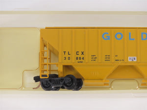 N Scale Red Caboose RN-15420 TLCX Gold Kist 3-Bay Covered Hopper #30894