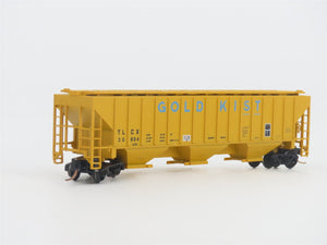 N Scale Red Caboose RN-15420 TLCX Gold Kist 3-Bay Covered Hopper #30894
