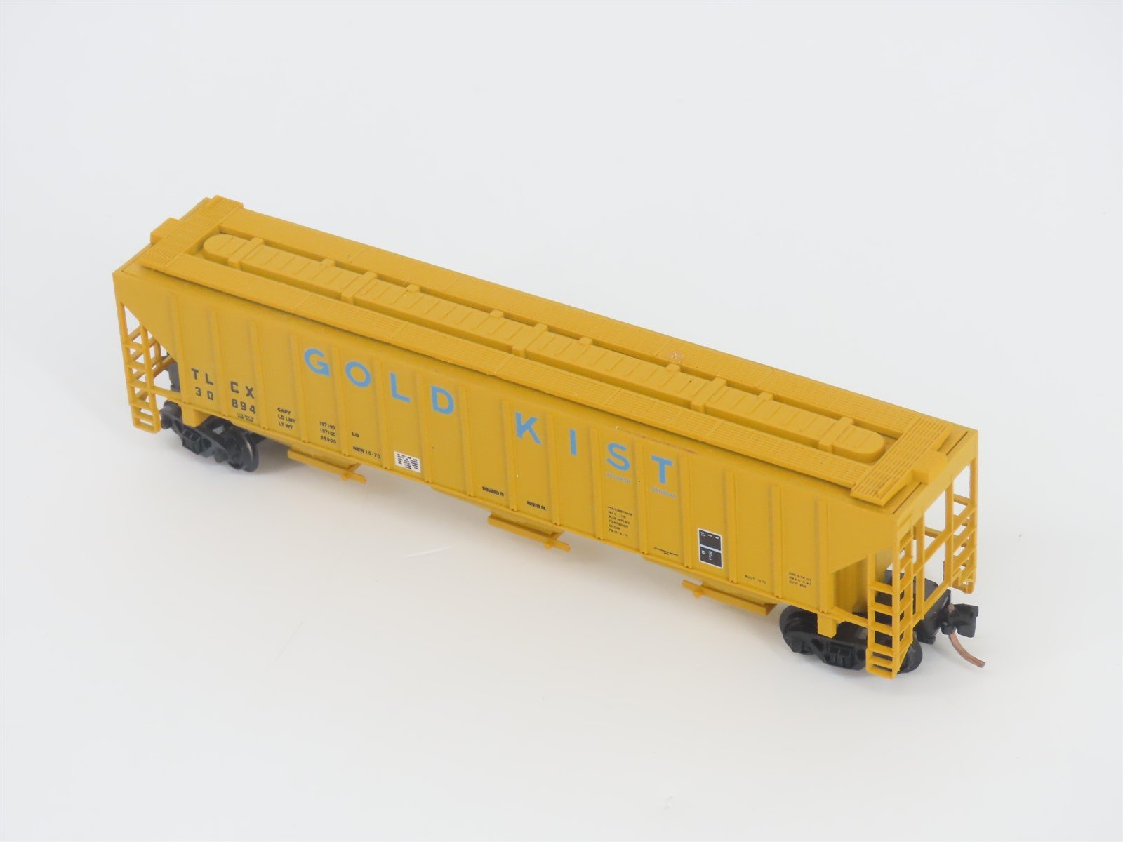 N Scale Red Caboose RN-15420 TLCX Gold Kist 3-Bay Covered Hopper #30894