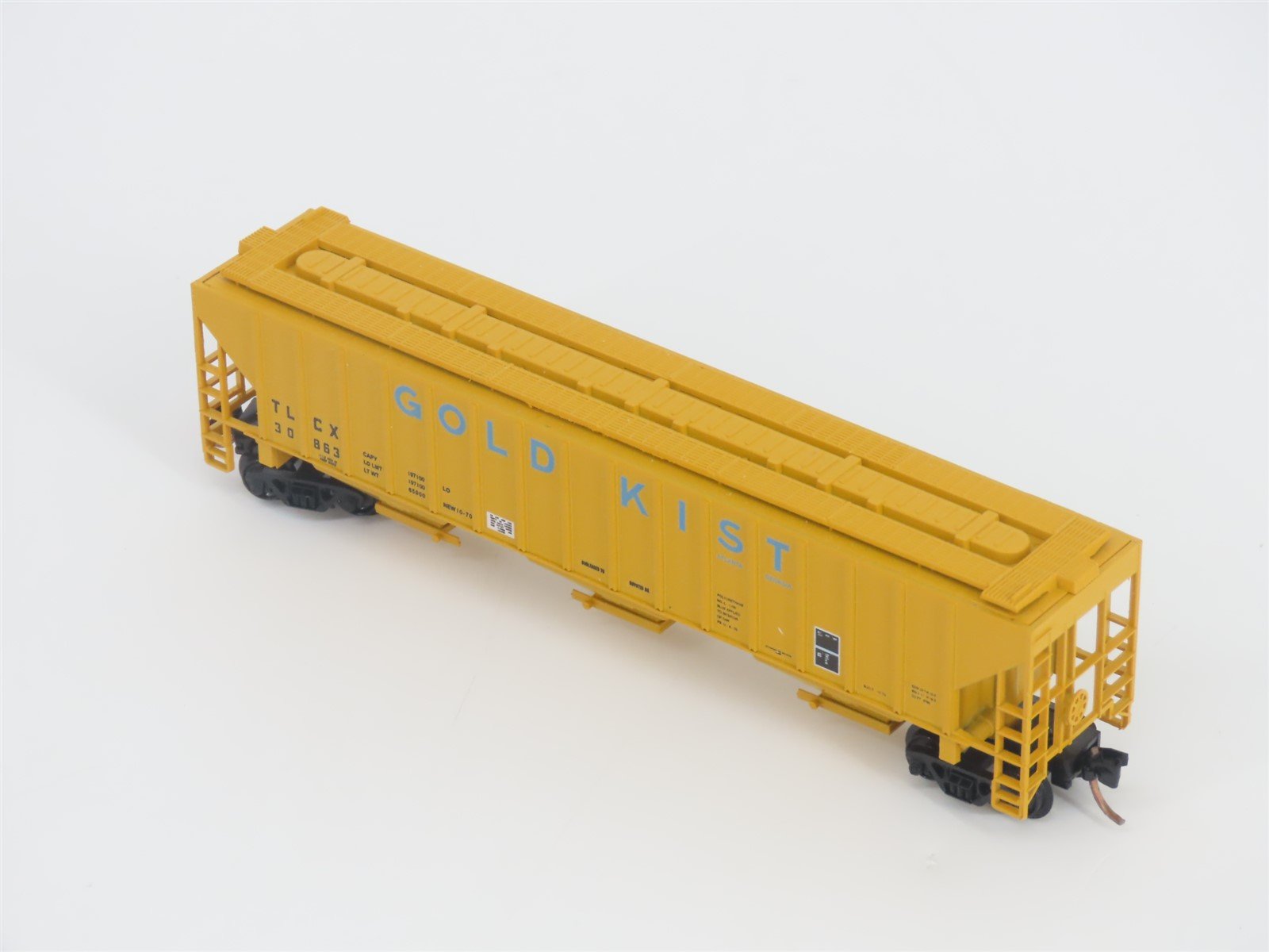 N Scale Red Caboose RN-15420 TLCX Gold Kist 3-Bay Covered Hopper #30863