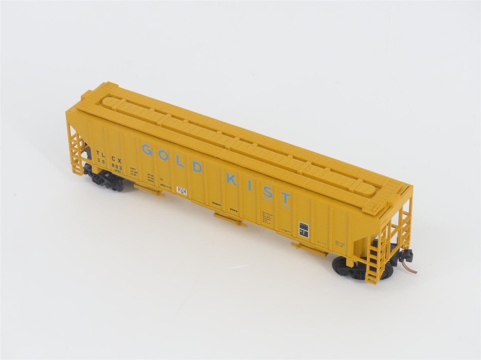 N Scale Red Caboose RN-15420 TLCX Gold Kist 3-Bay Covered Hopper #30863