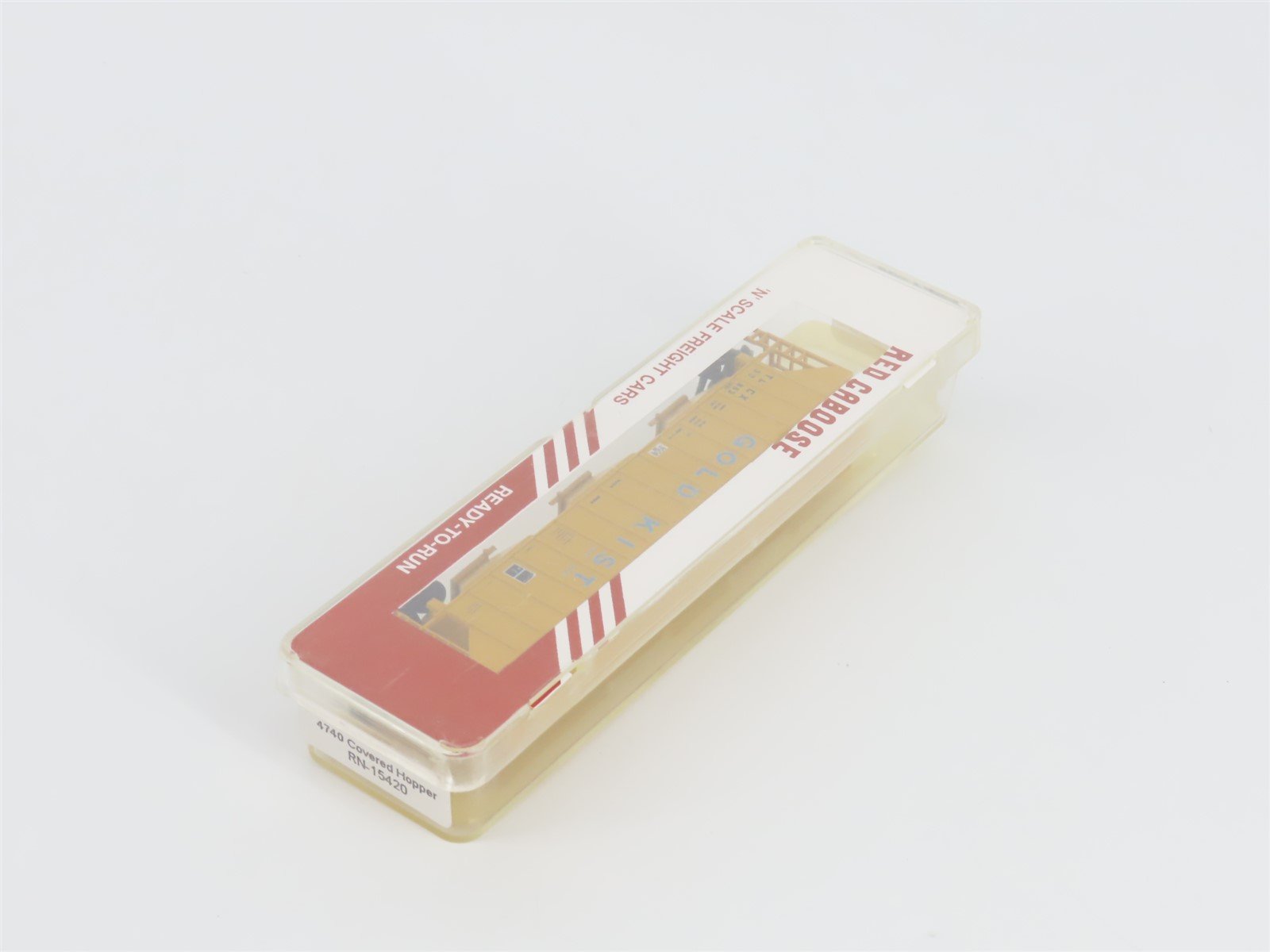 N Scale Red Caboose RN-15420 TLCX Gold Kist 3-Bay Covered Hopper #30863