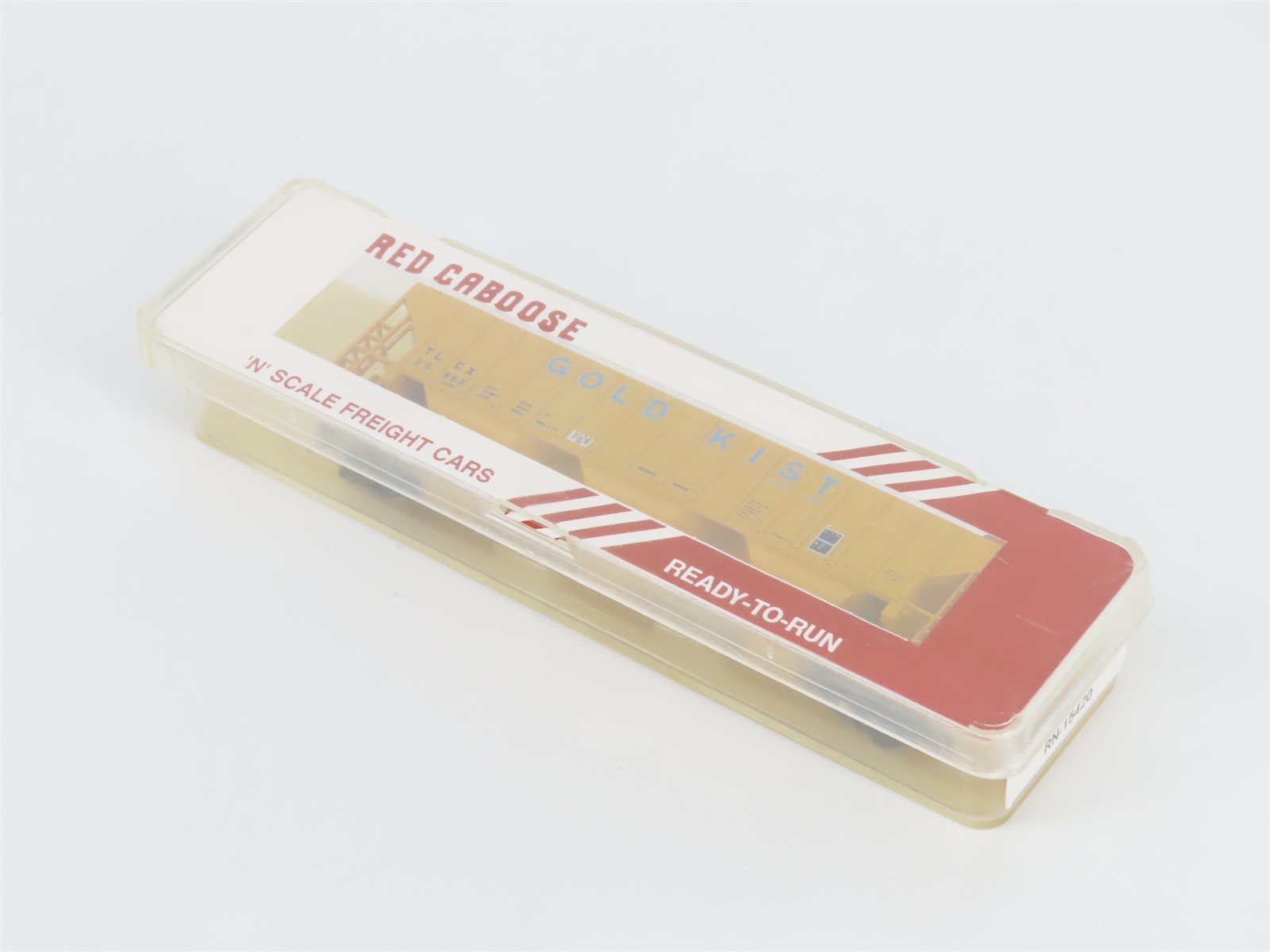 N Scale Red Caboose RN-15420 TLCX Gold Kist 3-Bay Covered Hopper #30863