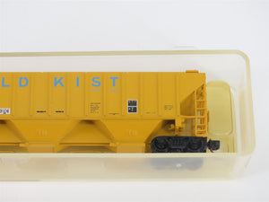 N Scale Red Caboose RN-15420 TLCX Gold Kist 3-Bay Covered Hopper #30870
