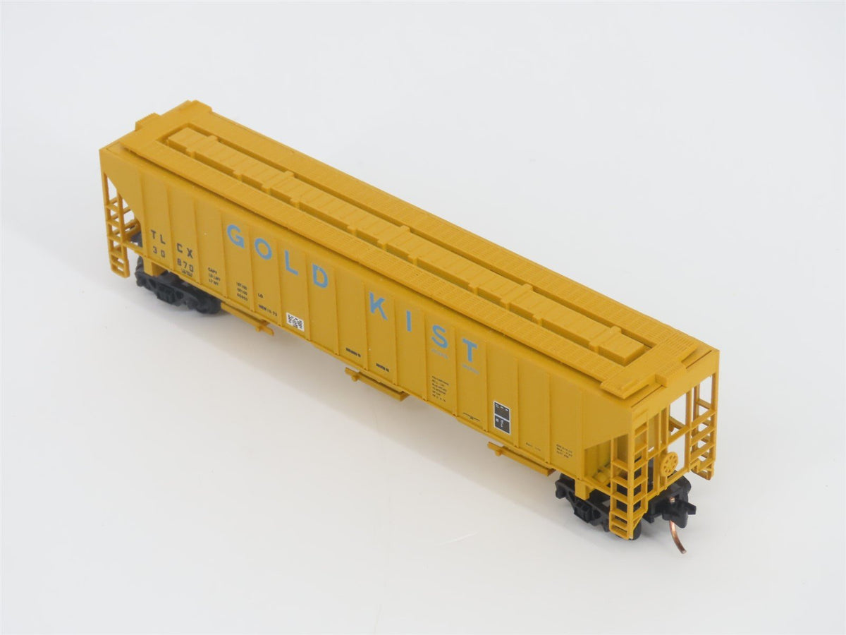 N Scale Red Caboose RN-15420 TLCX Gold Kist 3-Bay Covered Hopper #30870