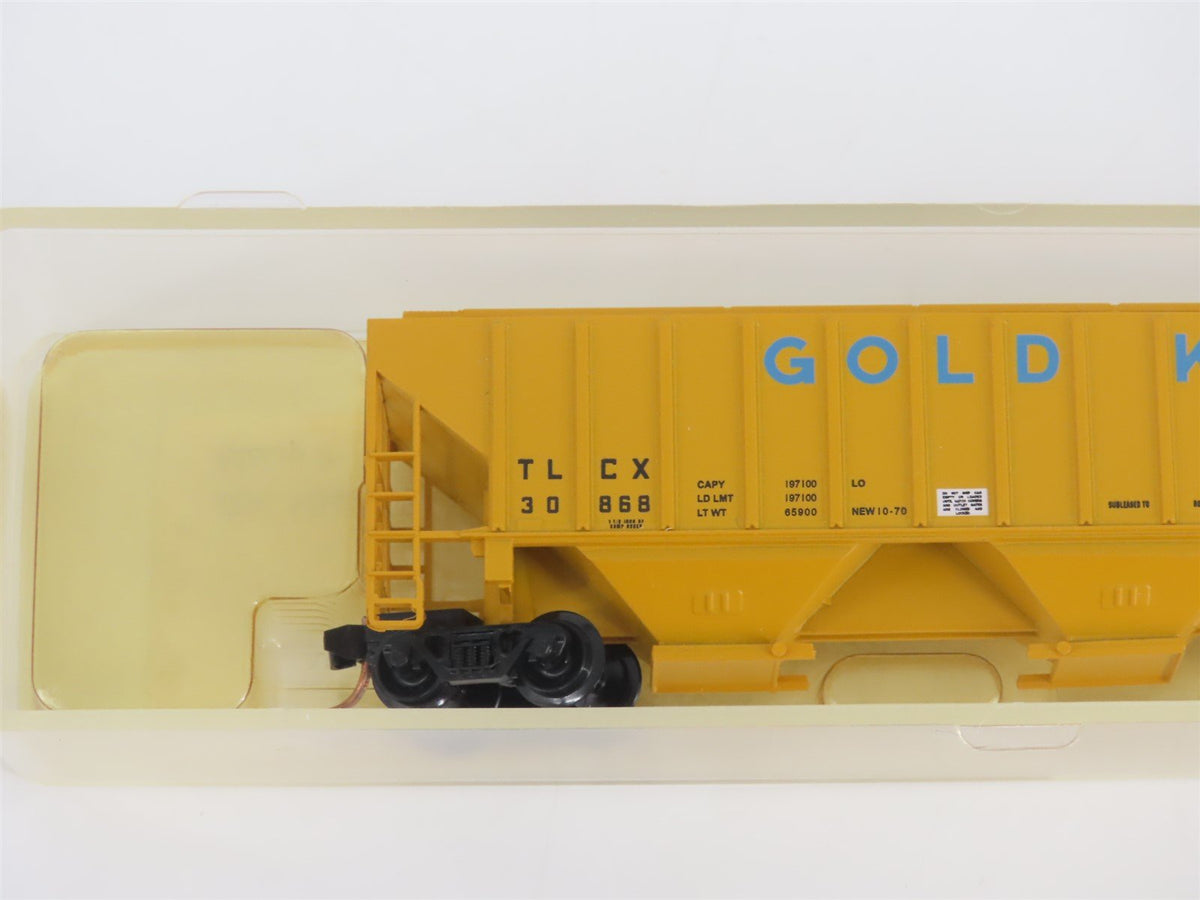 N Scale Red Caboose RN-15420-3 TLCX Gold Kist 3-Bay Covered Hopper #30868