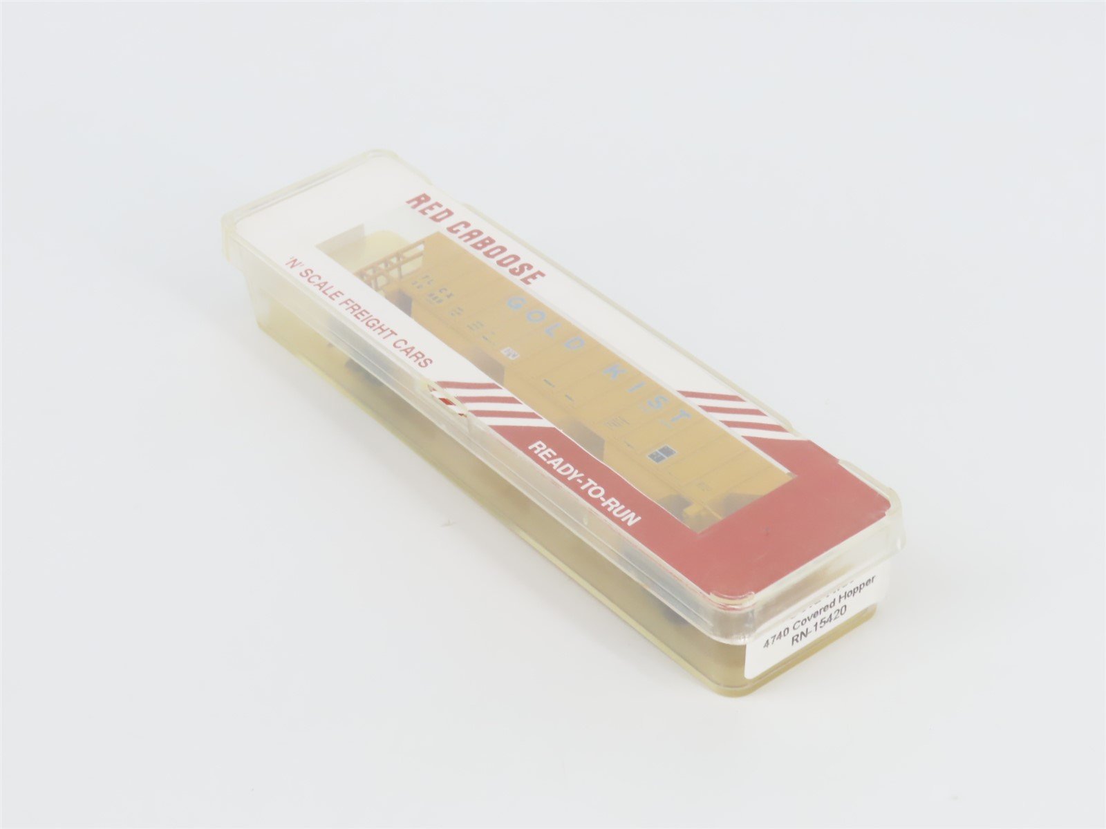 N Scale Red Caboose RN-15420-3 TLCX Gold Kist 3-Bay Covered Hopper #30868