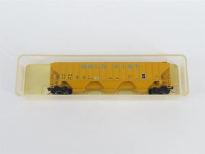 N Scale Red Caboose RN-15420 Gold Kist 3-Bay Covered Hopper #30851