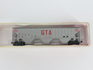 N Scale Red Caboose RN-15620 UTCX GTA 3-Bay Covered Hopper #44301