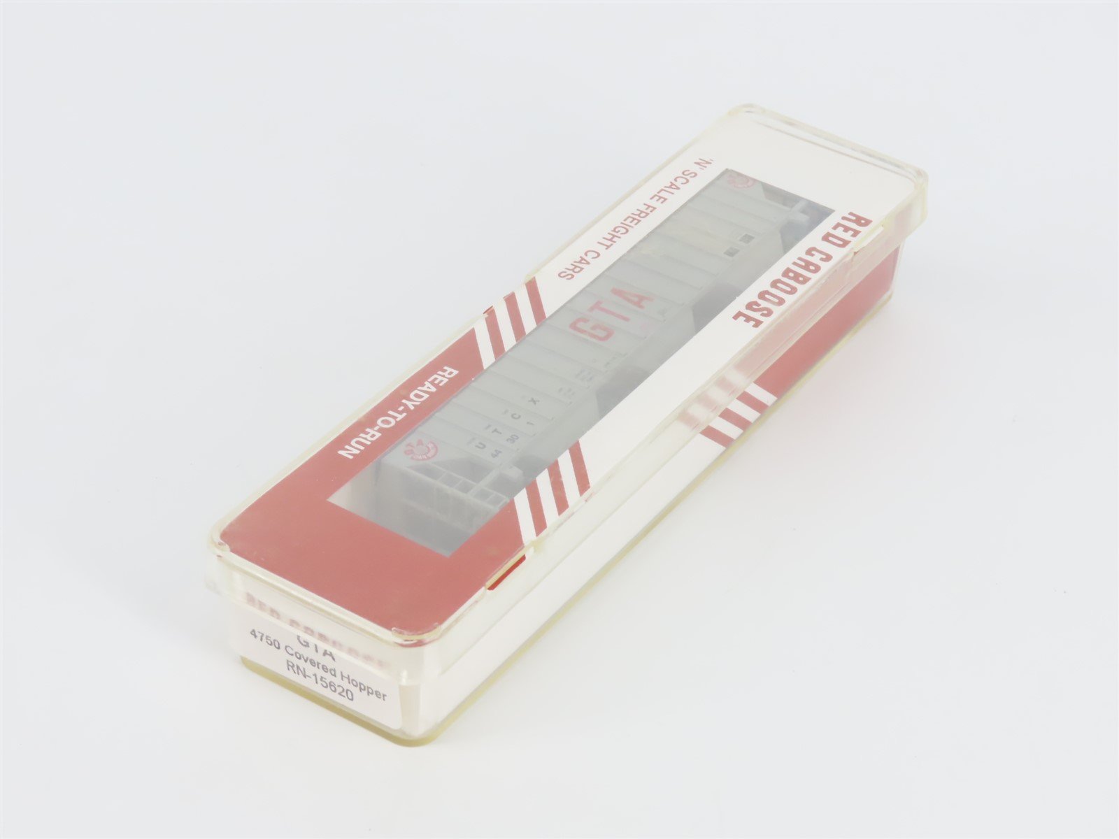 N Scale Red Caboose RN-15620 UTCX GTA 3-Bay Covered Hopper #44301