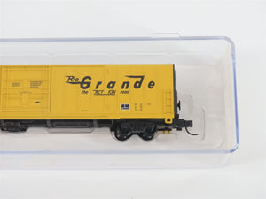 N Scale Red Caboose RN-17205 D&RGW Rio Grande 62' Insulated Box Car #50606