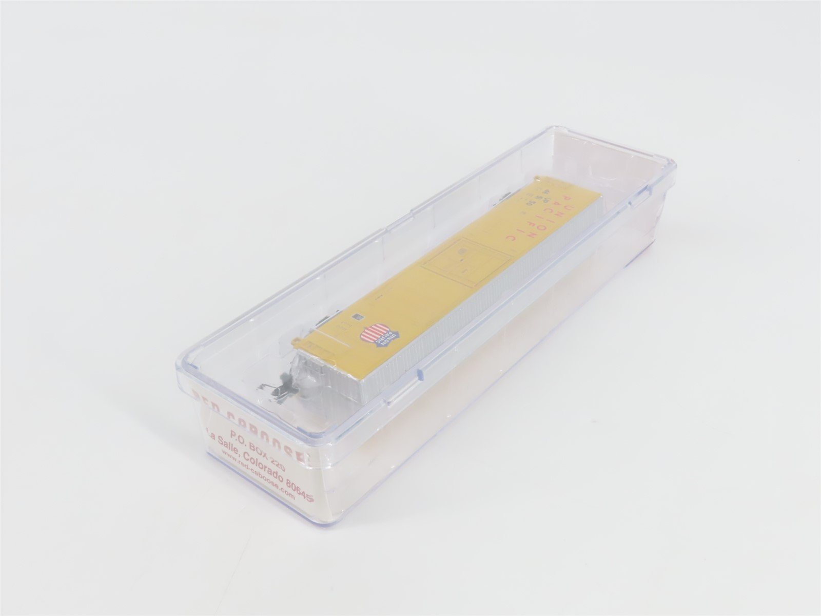 N Scale Red Caboose RN-17217 UP Union Pacific 62' Insulated Box Car #465150