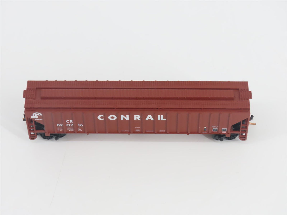 N Scale Red Caboose RM-25642-4 CR Conrail 3-Bay Covered Hopper #890716