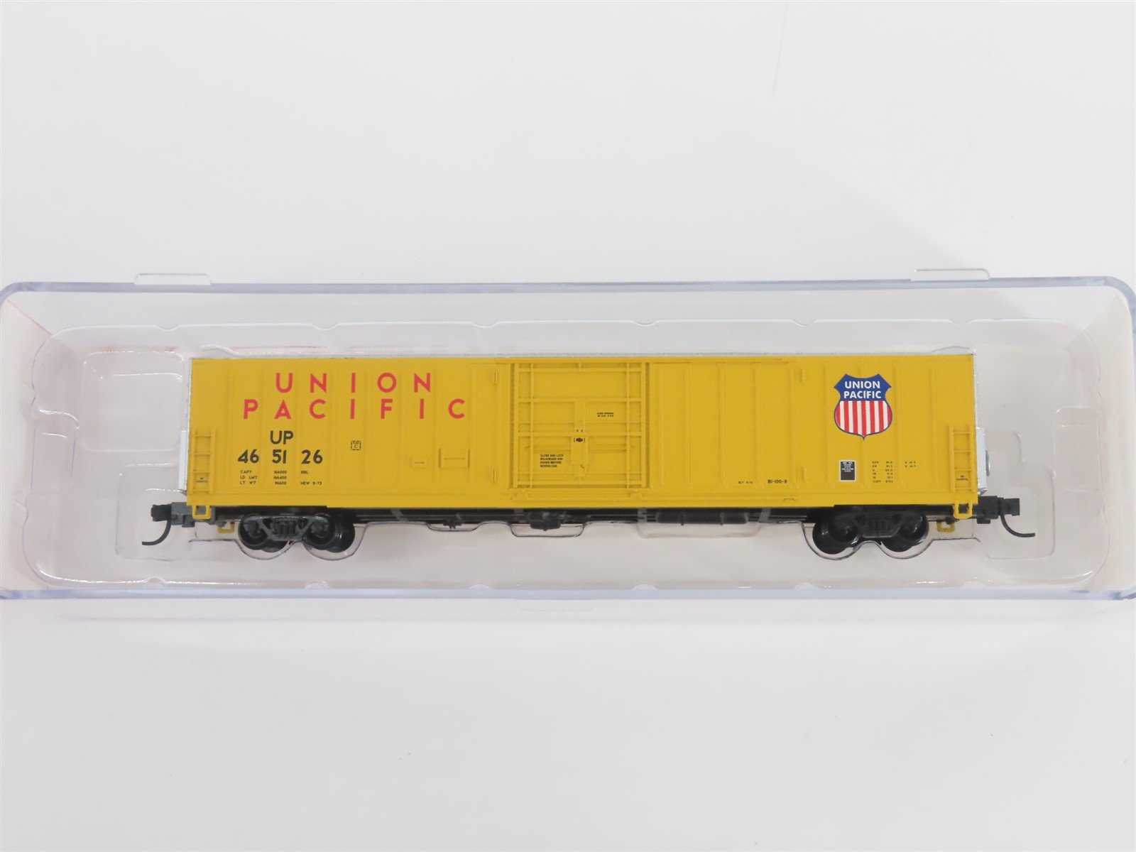 N Scale Red Caboose RN-17217 UP Union Pacific 62' Insulated Box Car #465126