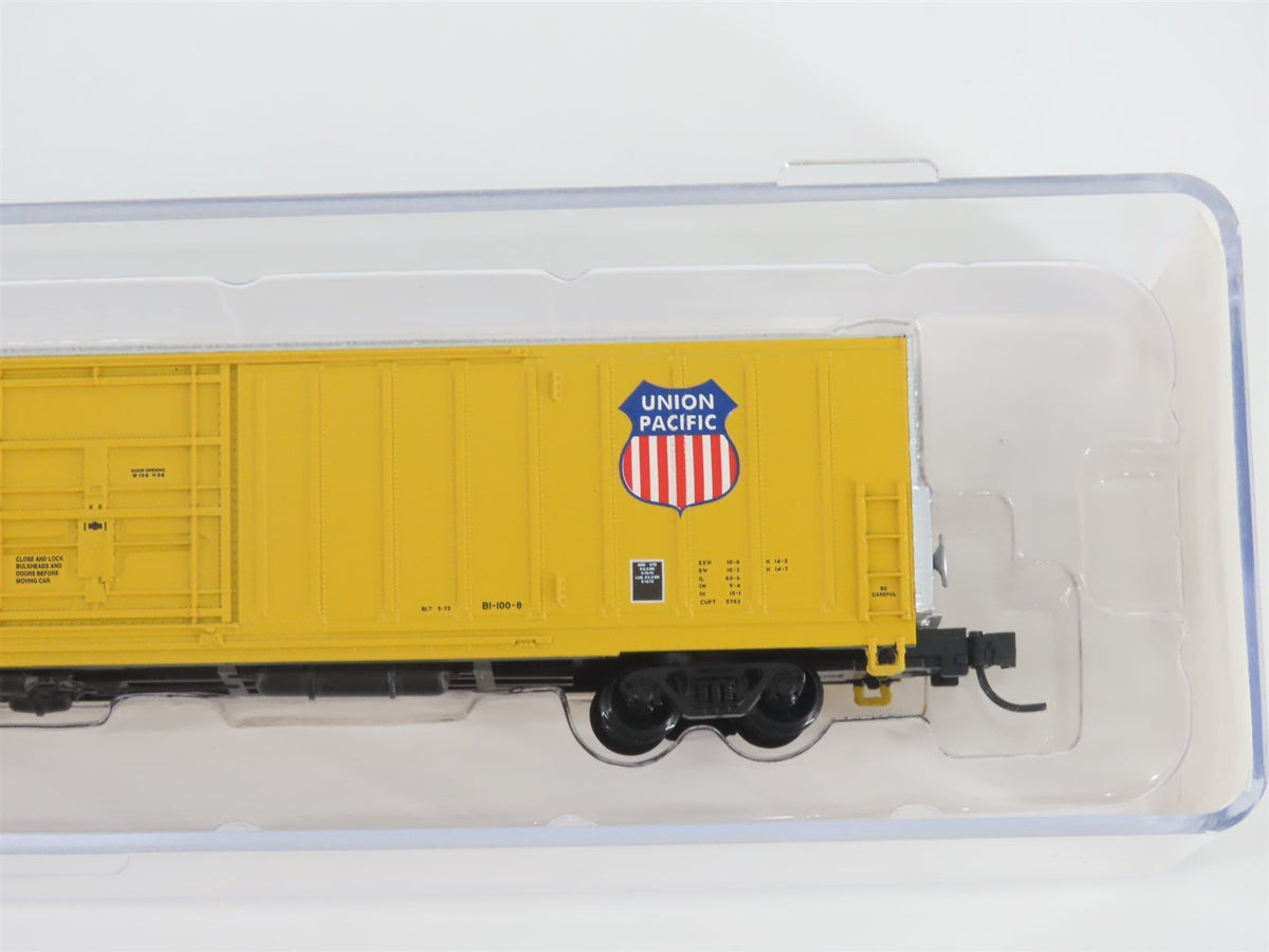 N Scale Red Caboose RN-17217 UP Union Pacific 62&#39; Insulated Box Car #465126