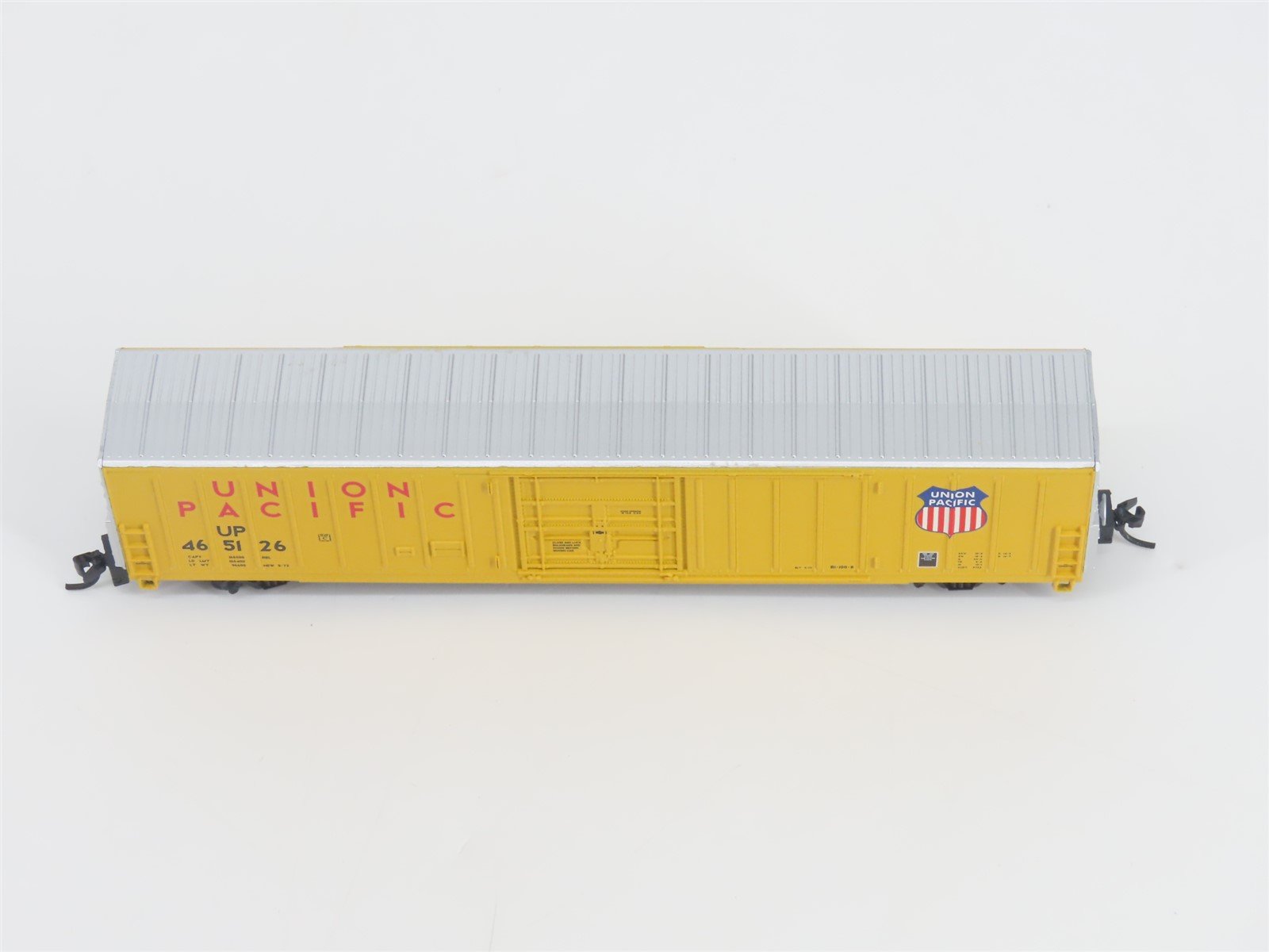 N Scale Red Caboose RN-17217 UP Union Pacific 62' Insulated Box Car #465126