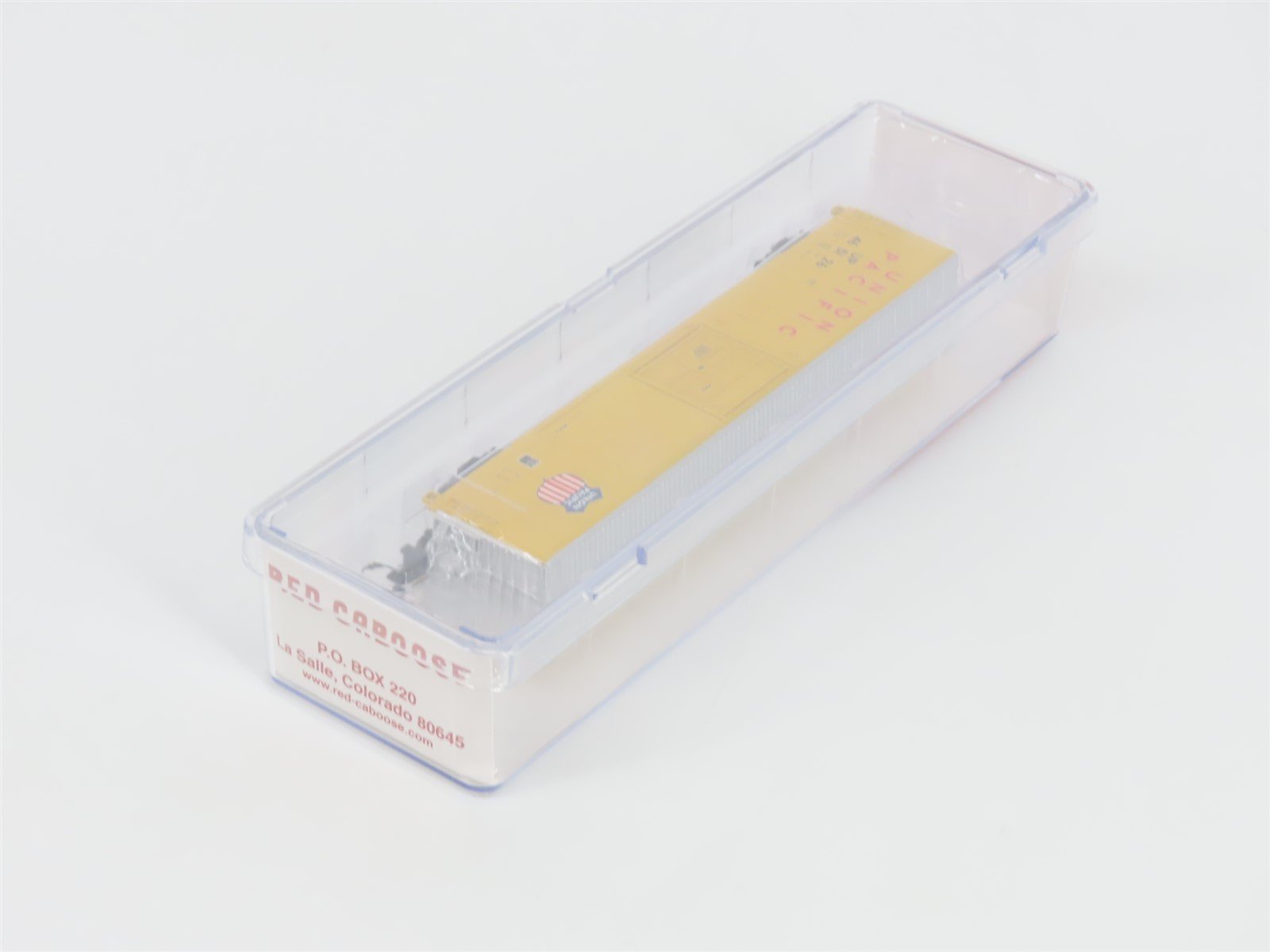 N Scale Red Caboose RN-17217 UP Union Pacific 62' Insulated Box Car #465126