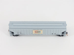 N Scale Red Caboose RM-25644-2 FLIX Farmland 3-Bay Covered Hopper #3052