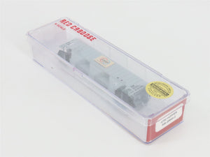 N Scale Red Caboose RM-25644-2 FLIX Farmland 3-Bay Covered Hopper #3052