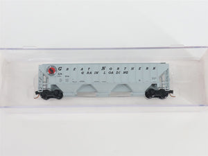 N Scale Red Caboose RM-25410-6 GN Great Northern 3-Bay Covered Hopper #171554