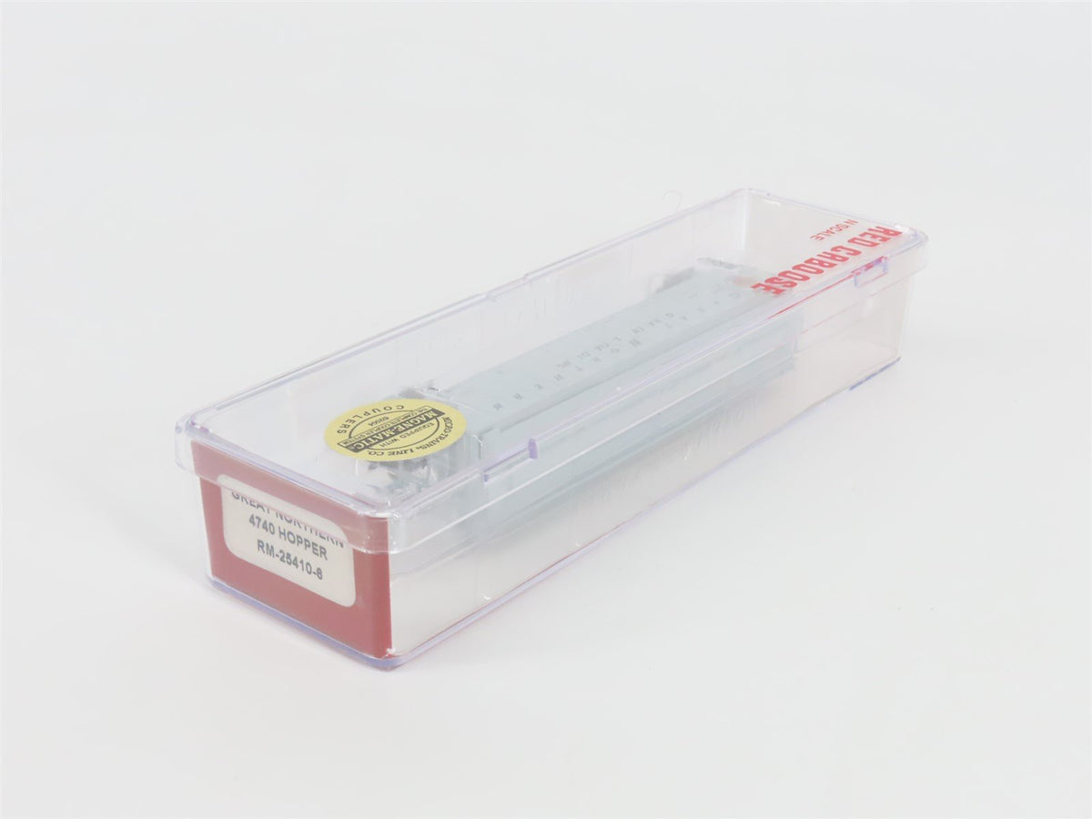 N Scale Red Caboose RM-25410-6 GN Great Northern 3-Bay Covered Hopper #171554