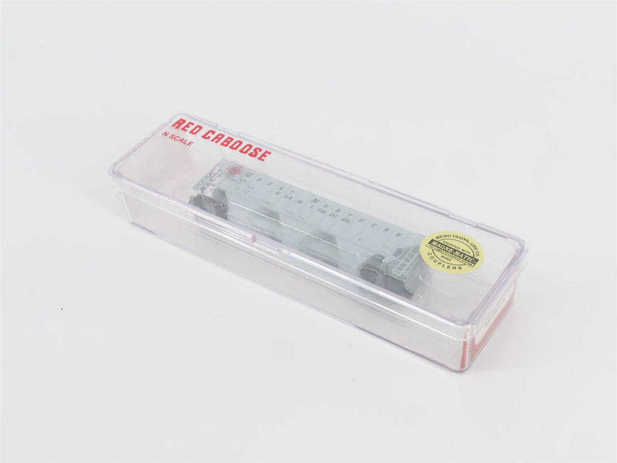 N Scale Red Caboose RM-25410-6 GN Great Northern 3-Bay Covered Hopper #171554