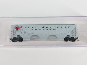 N Scale Red Caboose RM-25410-1 GN Great Northern 3-Bay Covered Hopper #171505