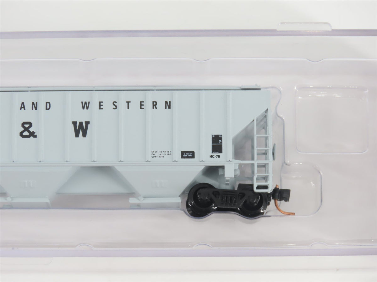 N Scale Red Caboose RM-25428-5 N&amp;W Norfolk &amp; Western 3-Bay Hopper #176688