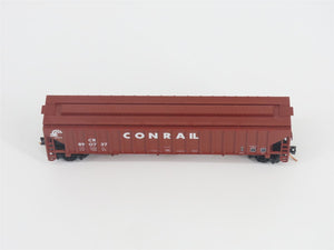 N Scale Red Caboose RM-25642-8 CR Conrail 3-Bay Covered Hopper #890737