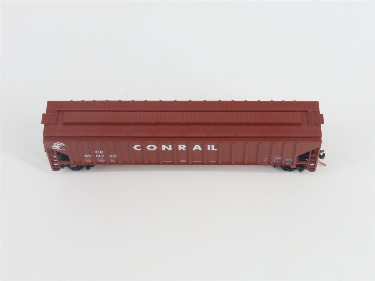 N Scale Red Caboose RM-25642-6 CR Conrail 3-Bay Covered Hopper #890722