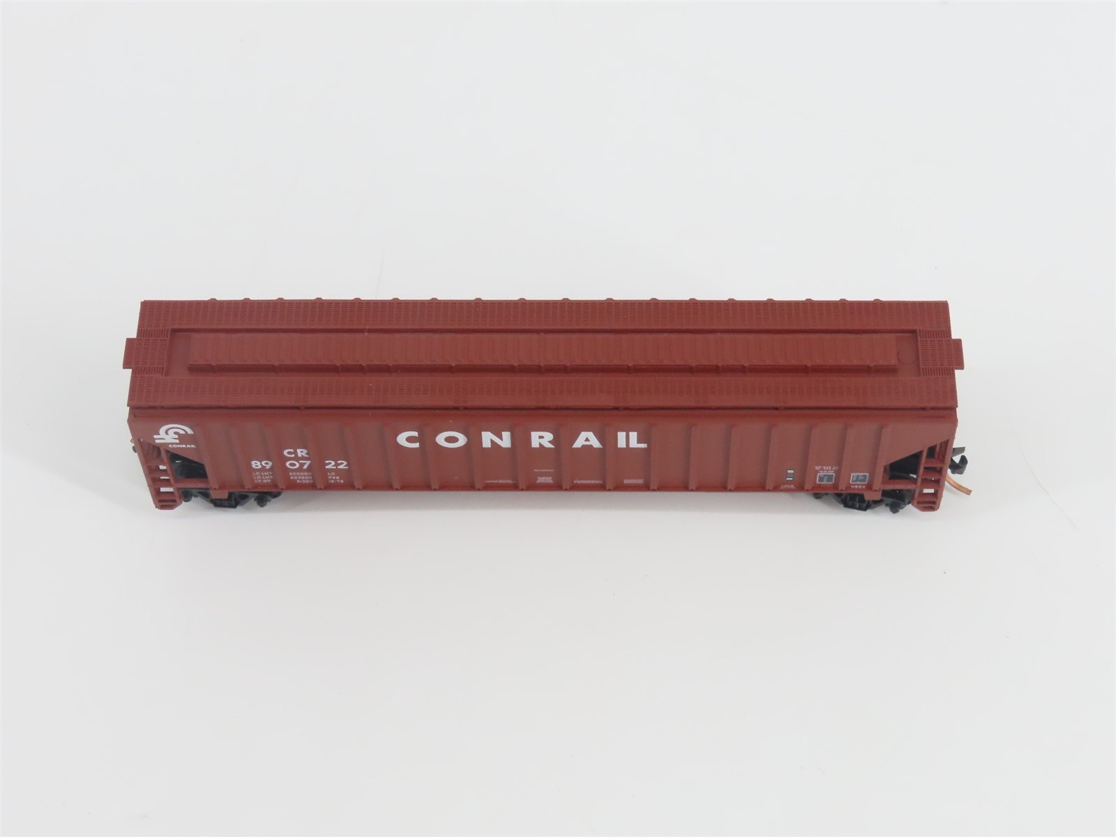 N Scale Red Caboose RM-25642-6 CR Conrail 3-Bay Covered Hopper #890722