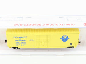 N Scale Roundhouse 82016 D&H Delaware Hudson 50' Hi-Cube Boxcar #24672 UPGRADED