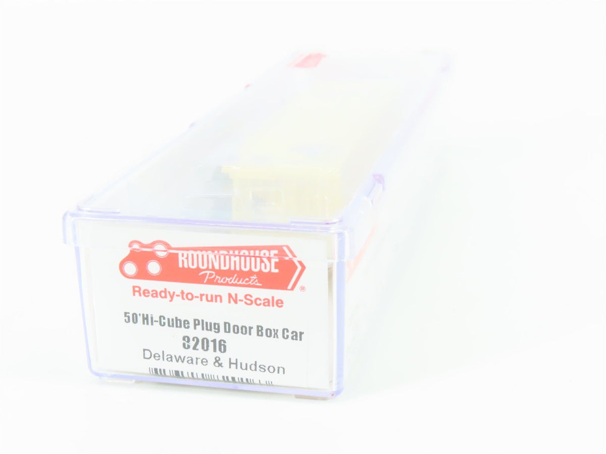 N Scale Roundhouse 82016 D&amp;H Delaware Hudson 50&#39; Hi-Cube Boxcar #24672 UPGRADED