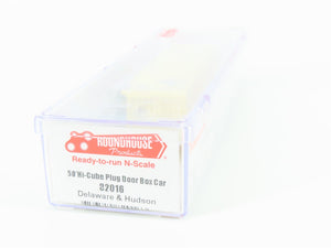 N Scale Roundhouse 82016 D&H Delaware Hudson 50' Hi-Cube Boxcar #24672 UPGRADED
