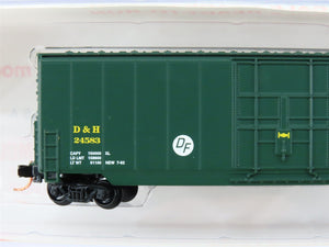 N Scale Roundhouse 82017 D&H Delaware Hudson 50' Hi-Cube Boxcar #24579 UPGRADED