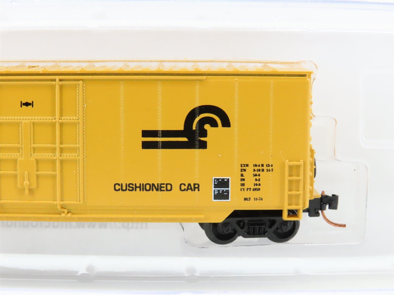 N Scale Roundhouse 82018 CR Conrail 50' Hi Cube PD Boxcar #360606 UPGRADED