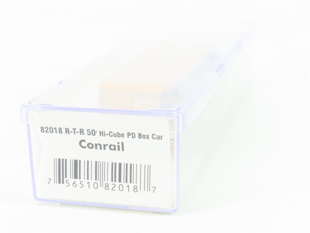 N Scale Roundhouse 82018 CR Conrail 50&#39; Hi Cube PD Boxcar #360606 UPGRADED