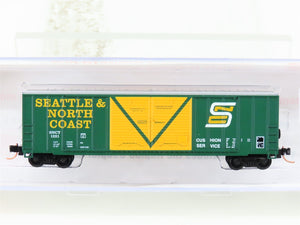 N Scale Roundhouse 82804 SNCT Seattle & North Coast 50' Boxcar #1221 UPGRADED